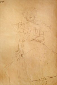 Klimt Studie Sonja Knips