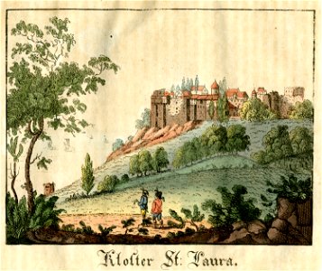 Kloster St Maura - Griechenland Oder Sitten Bräuche Trachten Und Denkmäler Der Griechen Nach Den Neuesten Und Beste Quellen Bearbeitet - 1825