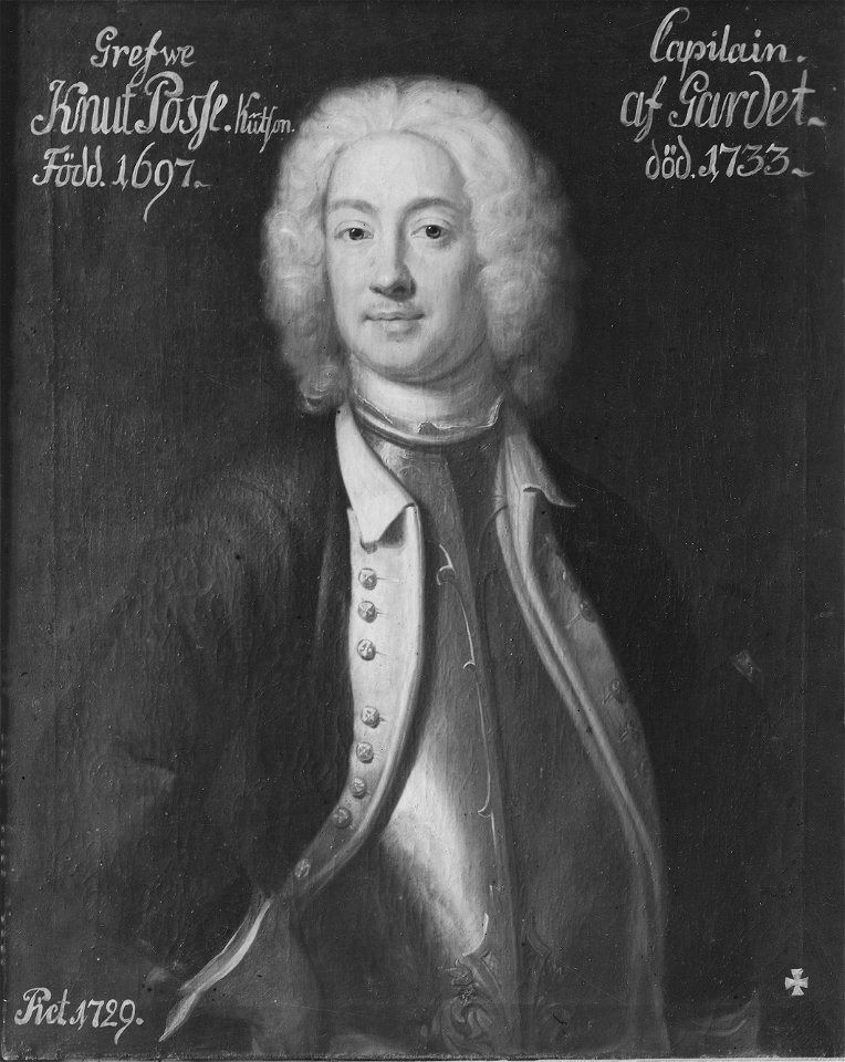 Knut Posse, 1697-1731 (Johan Henrik Scheffel) - Nationalmuseum - 15024