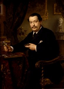 Ludwig Knaus - Der Bankier Itzinger (1885)