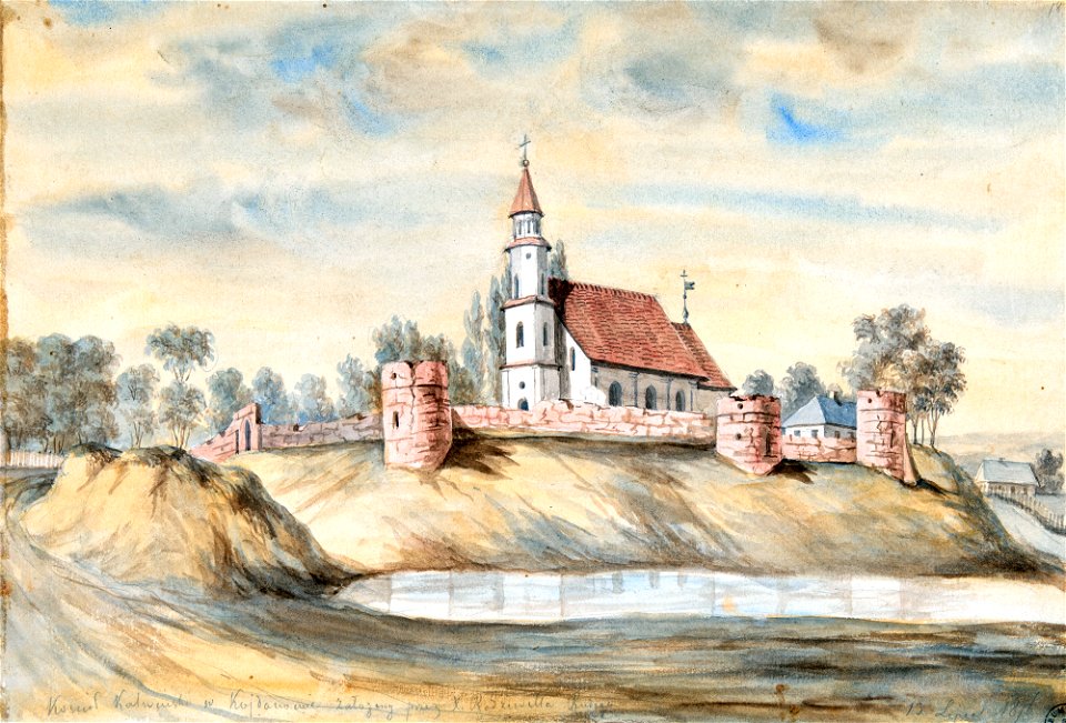 Kojdanaŭski zamak. Койданаўскі замак (N. Orda, 13.07.1876)