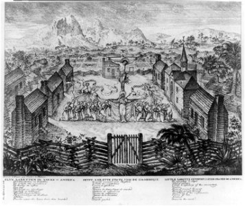 Klyn Loretten in noord-America. Petit Lorette etats unis de L'Amerique. Little Loretto Kentucky, United States of America LCCN2003674808