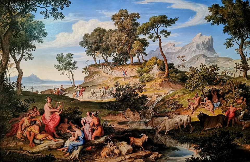 Koch, Joseph Anton — Apollo unter den Hirten (1837) HDR