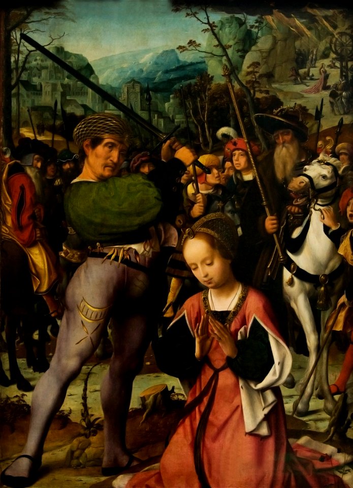 Kmska Jan Provoost (1462-1529) - De marteldood van de heilige Catharina van Alexandrië 28-02-2010 13-54-06