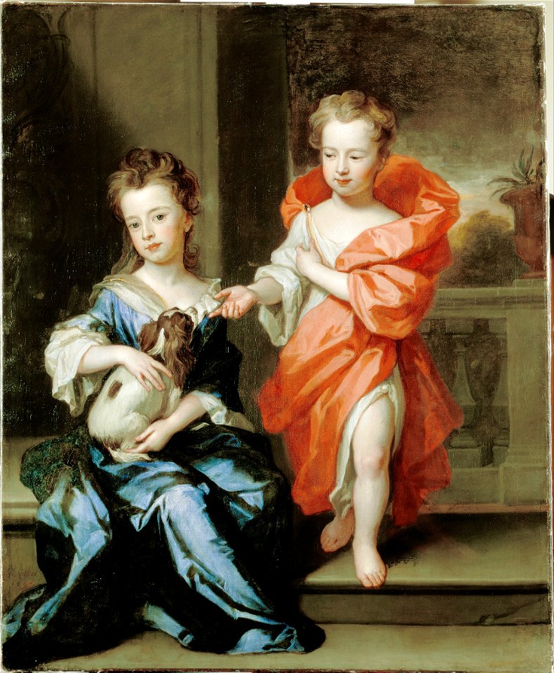 Kneller, Sir Godfrey - called The Howard Children - Google Art Project