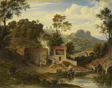Joseph Anton Koch - Ziegelhütte bei Olevano - 11464 - Bavarian State Painting Collections