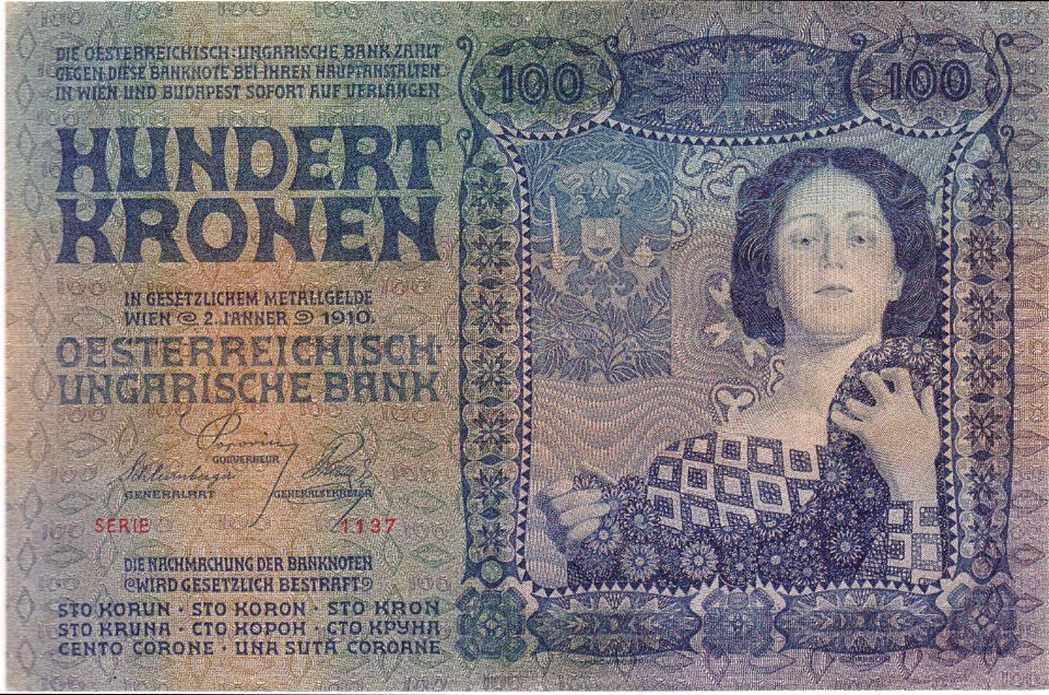 Kolo Moser - 100 Kronen-Banknote