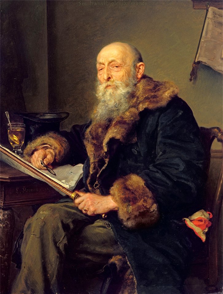 Ludwig Knaus - Der Starost (1887)