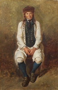 Ludwig Knaus - Bauer in hessischer Tracht