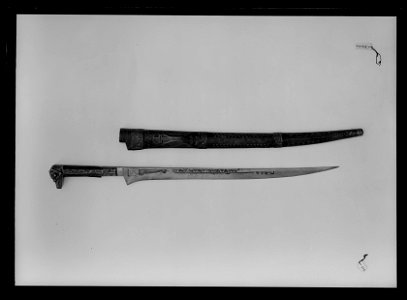 Kniv av flissatyp, kabylvapen, Marocko - Livrustkammaren - 60424