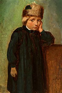 Ludwig Knaus Knabe in hessischer Tracht