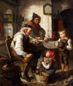 Ludwig Knaus - Großvater und Enkelkinder