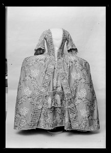Klänning, i modellrobe á la francaise - Livrustkammaren - 9303