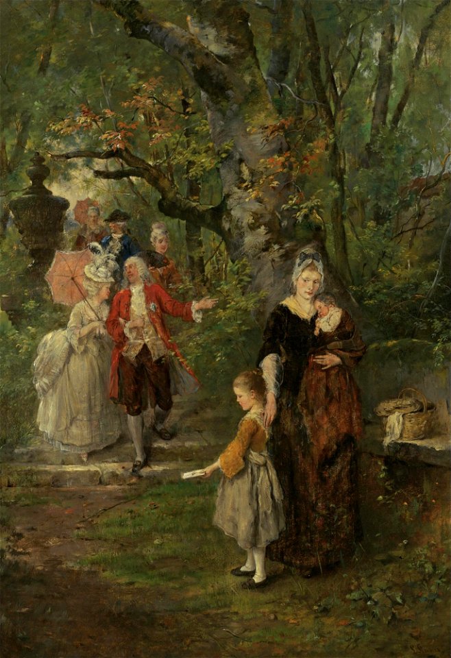 Ludwig Knaus - Die Petition (1886)