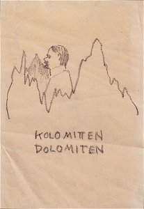 Kolo Moser - Kolo Mitten Dolomiten - ca1912