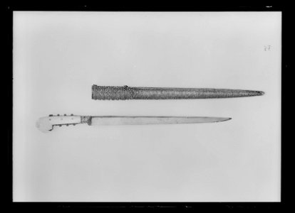 Kniv av yatagantyp, Java - Livrustkammaren - 51854