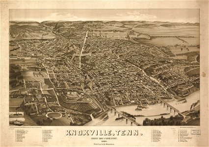 Knoxville, Tenn. county seat of Knox County 1886. LOC 75696581