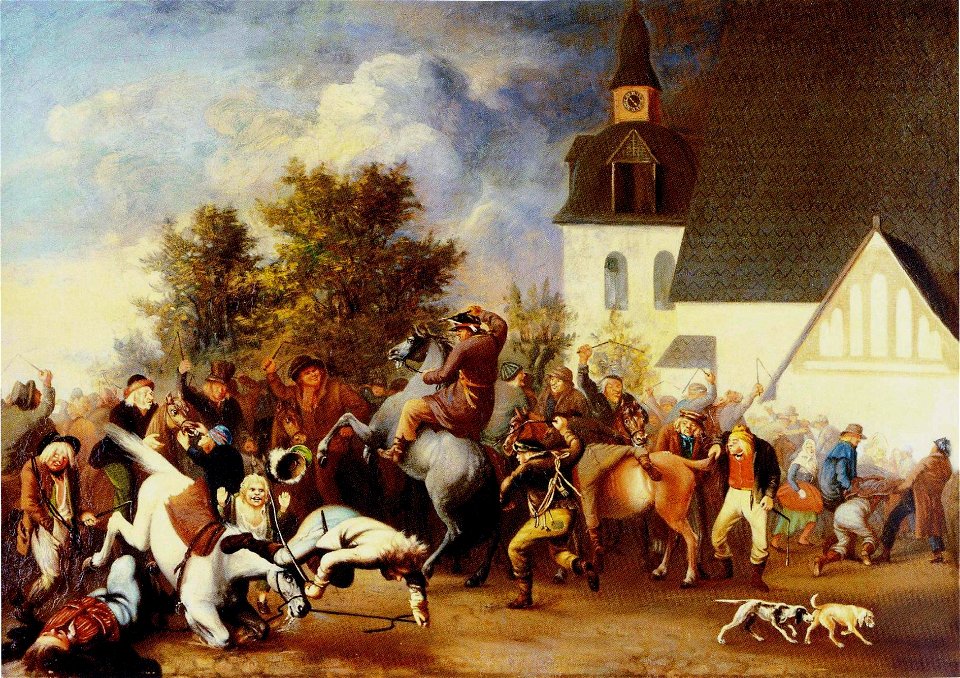 Knutson, Hevosmarkkinat Porvoossa