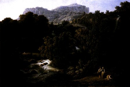 Joseph Anton Koch - Mountain Scene - WGA12232
