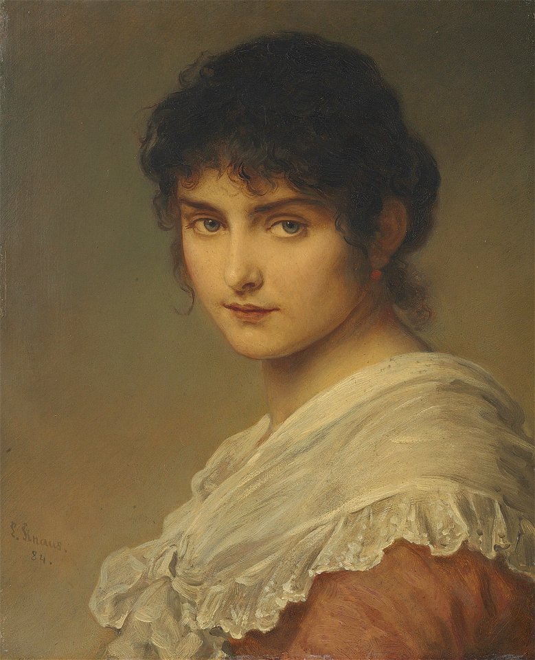 Ludwig Knaus - In Gedanken verloren (1884)