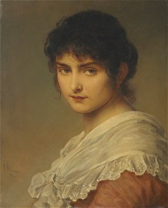 Ludwig Knaus - In Gedanken verloren (1884)