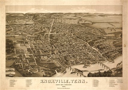 Knoxville, Tenn. county seat of Knox County 1886. LOC 75696581