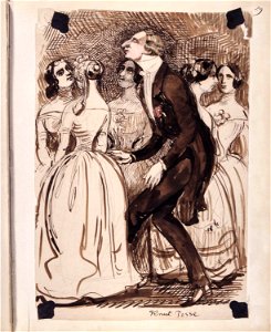 Knut Posse med kvinnligt sällskap. Fritz von Dardel - Nordiska Museet - NMA.0037331