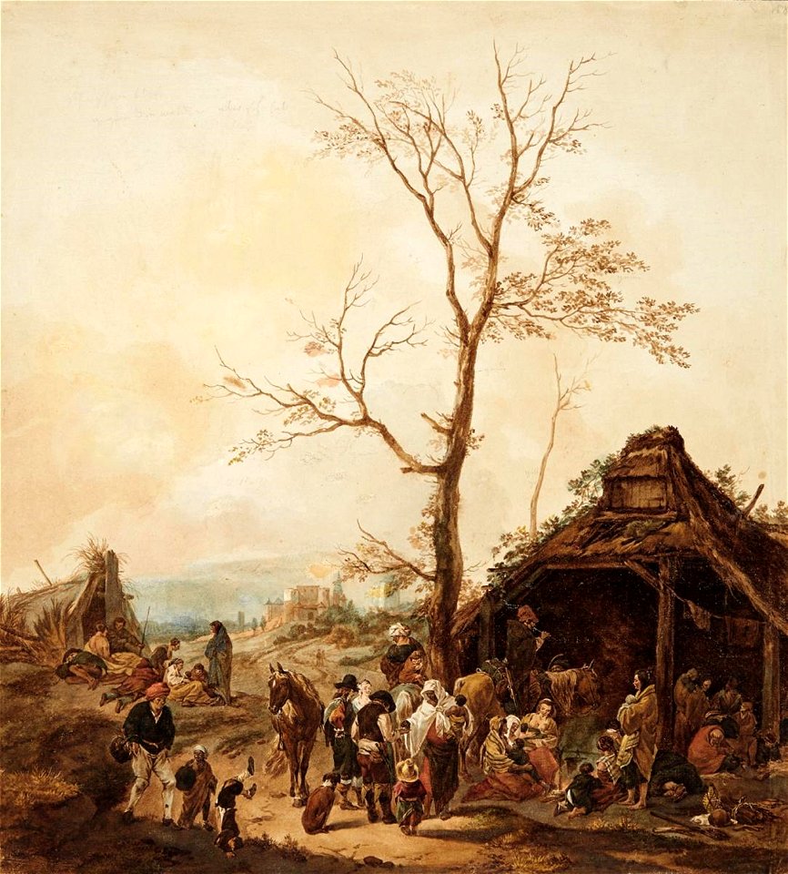 Wilhelm von Kobell - Bettler vor der Stadt