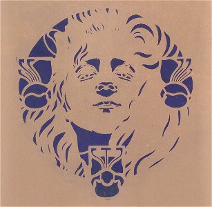 Kolo Moser - Frauenkopf - 1899