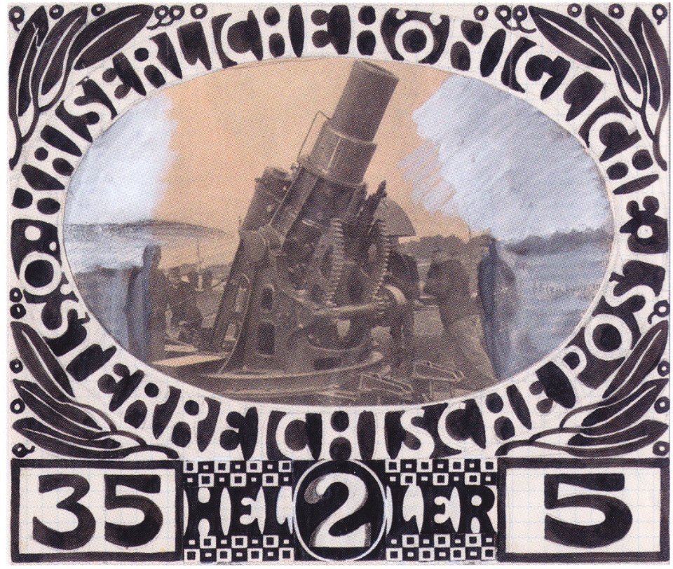 Kolo Moser - Kriegswohltätigkeitsmarke - 1915