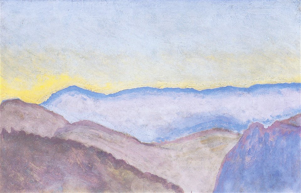 Kolo Moser - Semmeringlandschaft mit Blick zur Rax - ca1913