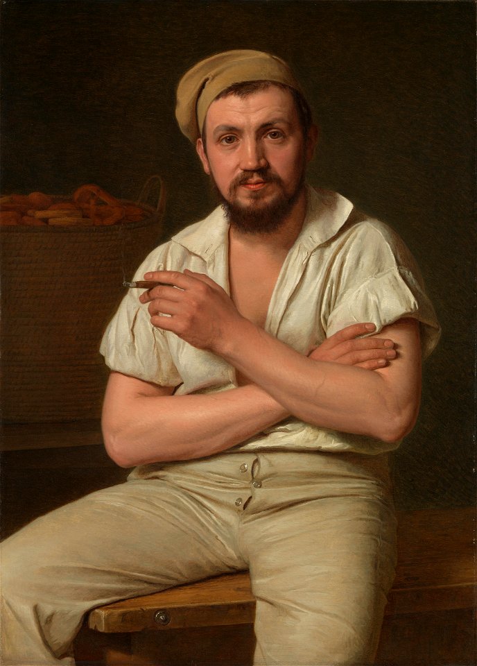Christen Købke - Bagermester P. Ryder