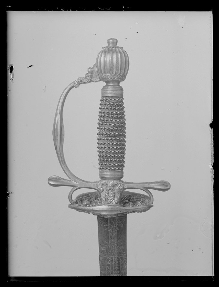 Kommendervärja, Sverige, tillverkad i Sachsen 1706-1707 - Livrustkammaren - 2461