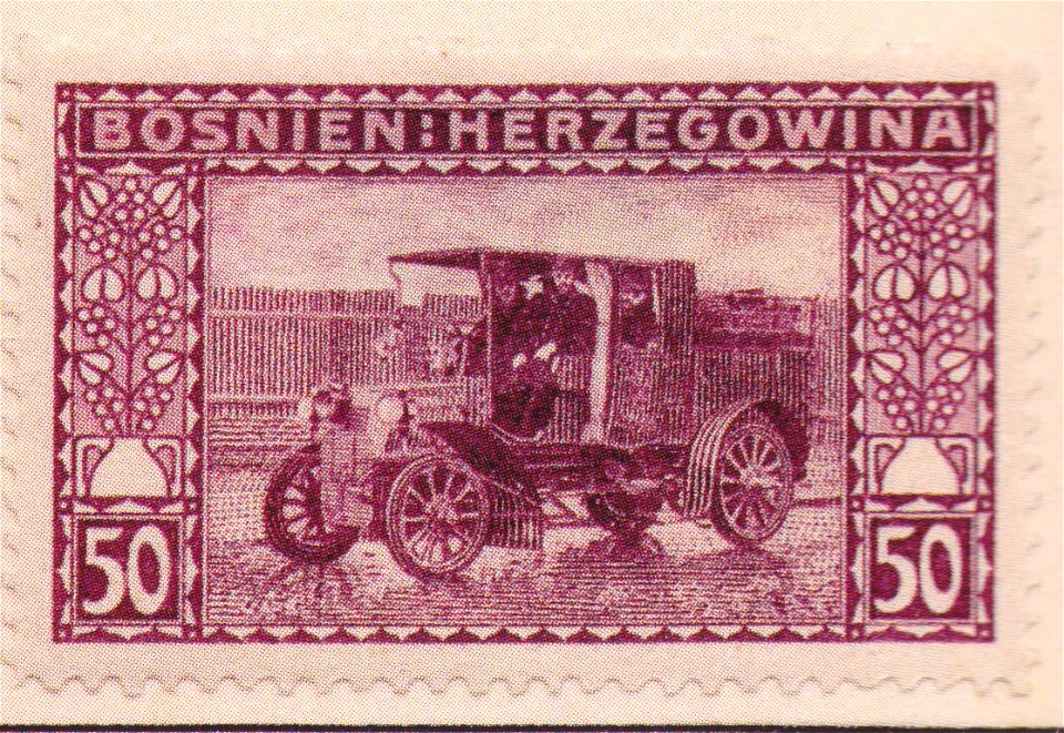 Kolo Moser - Briefmarke für Bosnien-Herzegowina 50