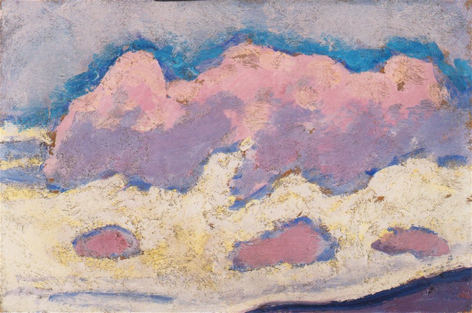 Kolo Moser - Wolkenstudie - ca1914