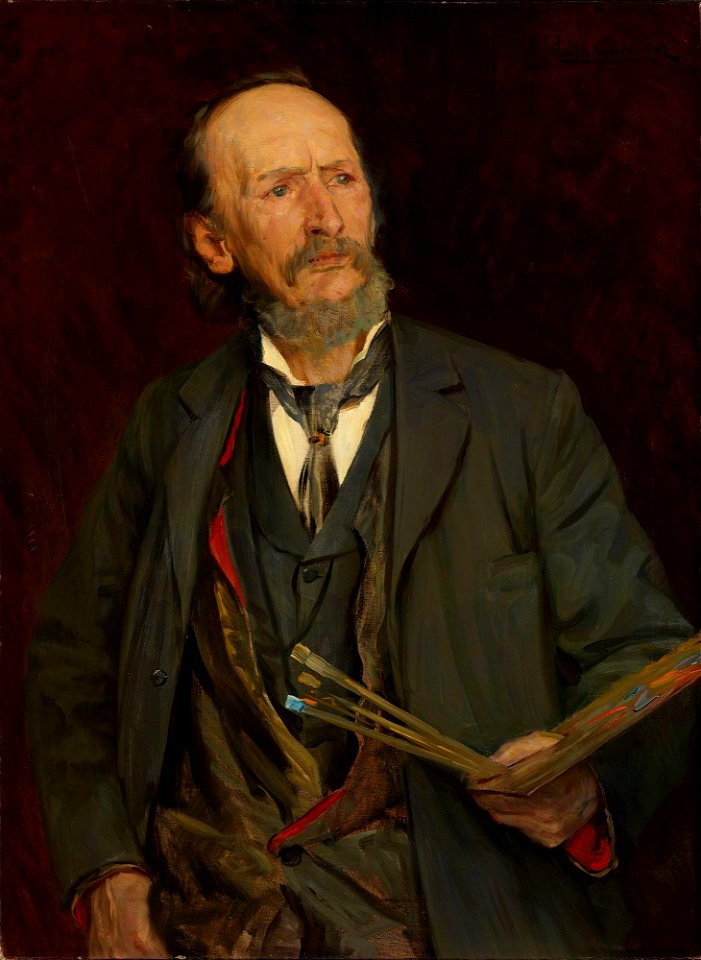 Fredrik Kolstø - Portrait of the Painter Amaldus Nielsen - NG.M.00627 - National Museum of Art, Architecture and Design