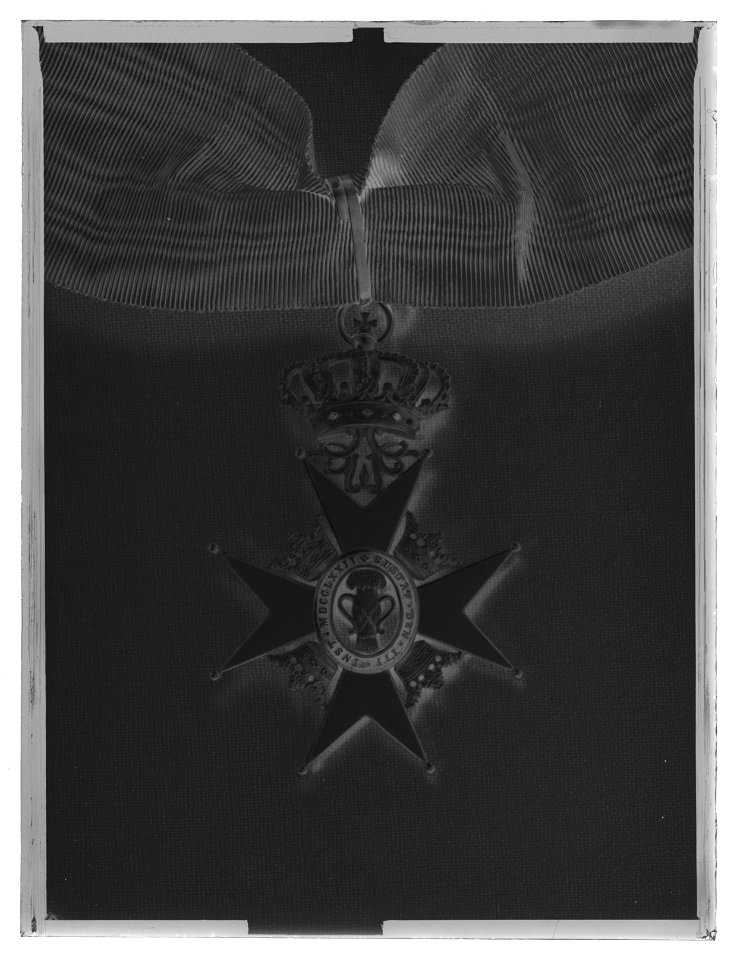 Kommendörskors, Vasaorden, Sverige, m, 1860 - Livrustkammaren - 45510-negative