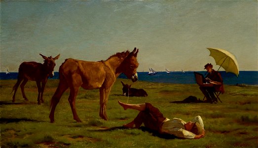 Rudolf Koller - Der Maler und sein Modell