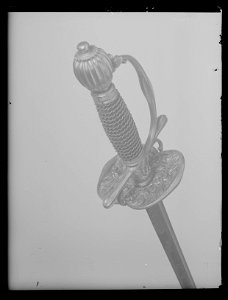 Kommendervärja, Sverige, tillverkad i Sachsen 1706-1707 - Livrustkammaren - 28145