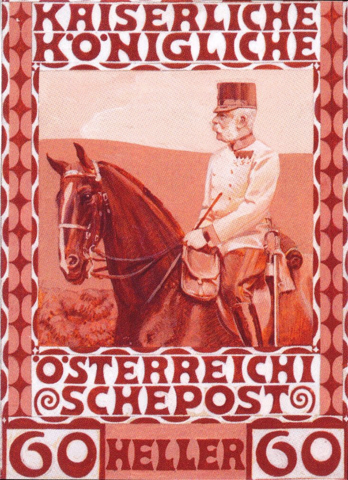 Kolo Moser - Franz Joseph zu Pferd - 1908