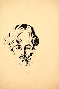 Konrad Mägi. Ado Vabbe portree. 1918