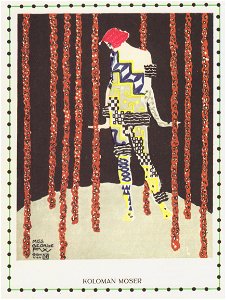 Kolo Moser - Tänzerin Miss Olga George - 1911