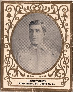 Konetchey, St. Louis Cardinals, baseball card portrait LCCN2007683778