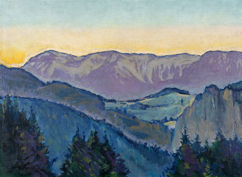 Koloman Moser Blick auf die Rax c1913