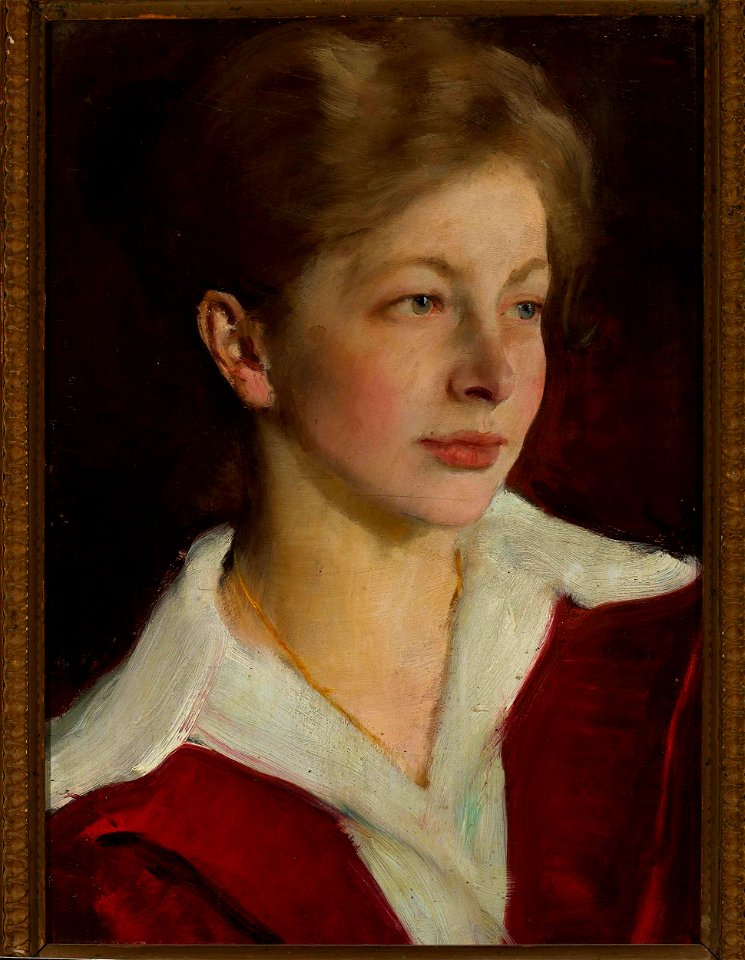 Konrad Krzyżanowski - Portrait of Halina Pruska - MP 24 MNW - National Museum in Warsaw