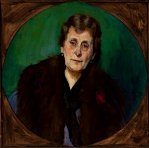 Konrad Krzyżanowski - Portrait of Mrs. M.G. - MP 56 MNW - National Museum in Warsaw
