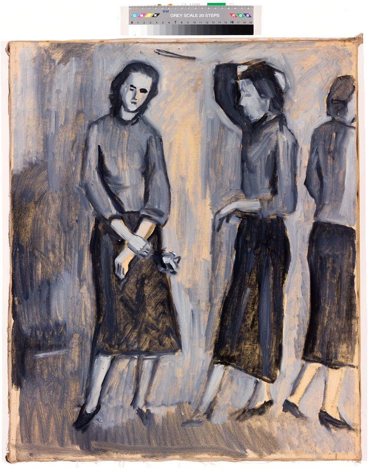 Kolm naisfiguuri grisaille's, Karl Pärsimägi, TKM TR 12265 M 2591