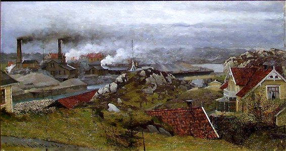 Fredrik Kolstø - View of Vigsnes at Karmøy - NG.M.01796 - National Museum of Art, Architecture and Design