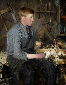 Fredrik Kolstø - The young Carpenter - NG.M.01587 - National Museum of Art, Architecture and Design