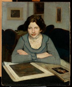 Konrad Krzyżanowski - Portrait of Julia Paszkiewicz - MP 5183 - National Museum in Warsaw